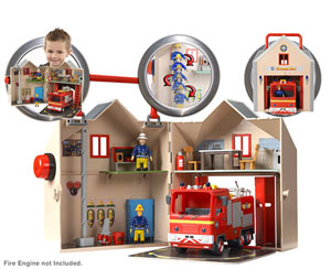 Fireman Sam Deluxe Fire Station Playset